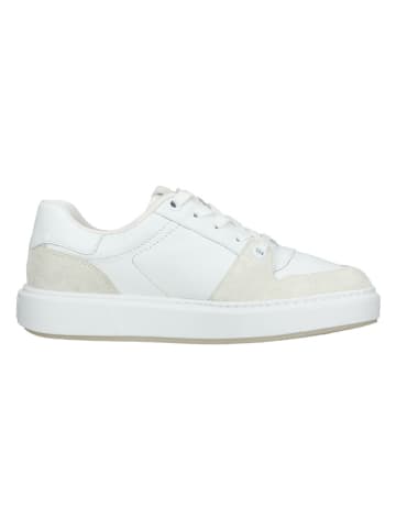 Paul Green Leder-Sneakers in Weiß/ Creme