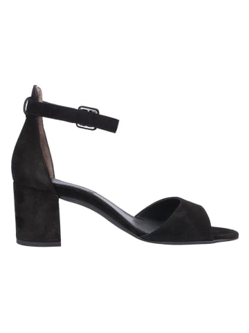 Paul Green Leder-Sandaletten in Schwarz