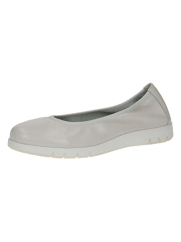 Caprice Leren ballerina's grijs