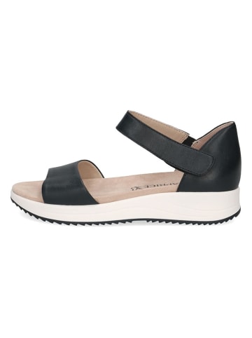Caprice Leren sandalen donkerblauw
