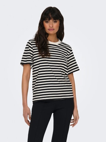 ONLY Shirt crème/zwart