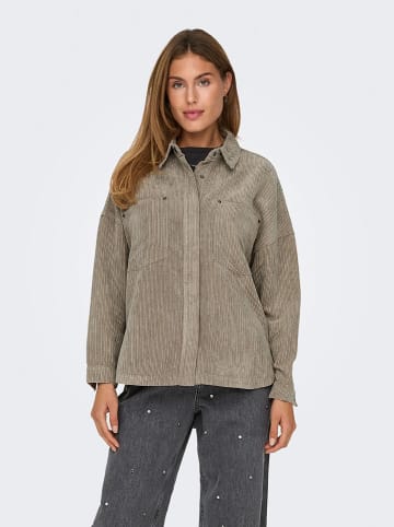 ONLY Corduroyblouse lichtbruin