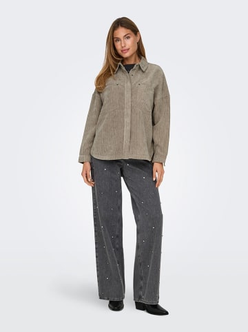 ONLY Corduroyblouse lichtbruin