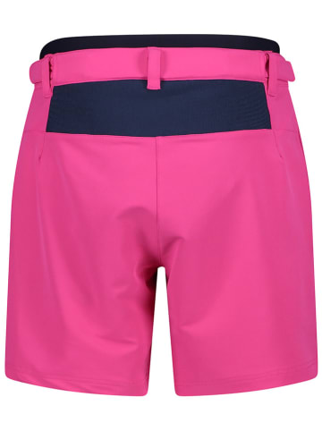 CMP 3-in-1 fietsshort roze/zwart