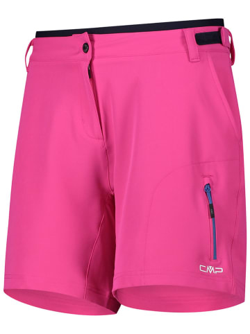 CMP 3-in-1 fietsshort roze/zwart