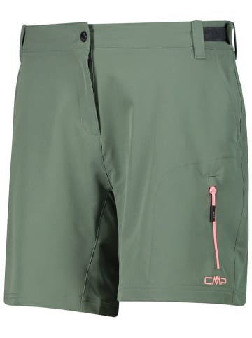 CMP 3in1-Fahrradshorts in Khaki/ Schwarz