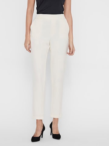Vero Moda Spodnie w kolorze kremowym