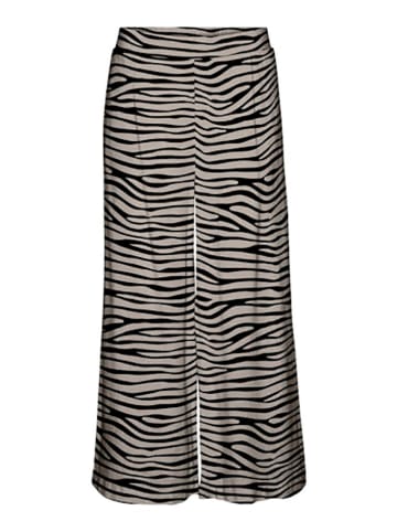 Vero Moda Hose in Schwarz/ Beige