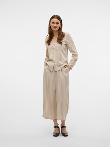 Vero Moda Hose in Beige/ Schwarz