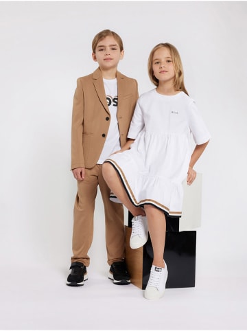 Hugo Boss Kids Kleid in Weiß