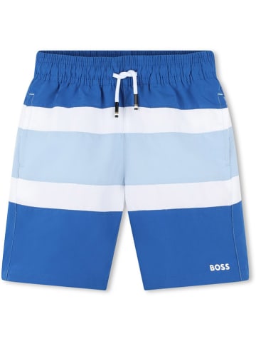 Hugo Boss Kids Szorty kąpielowe w kolorze niebieskim
