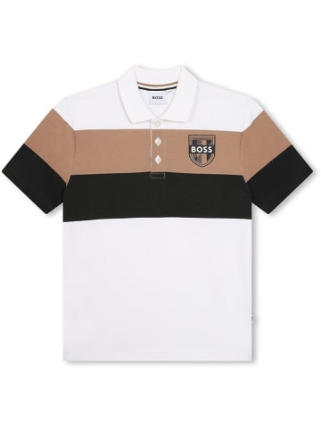 Hugo Boss Kids Poloshirt in Weiß