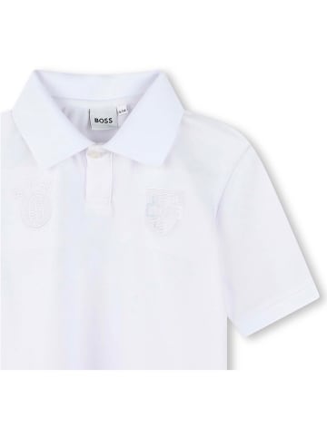 Hugo Boss Kids Poloshirt in Weiß