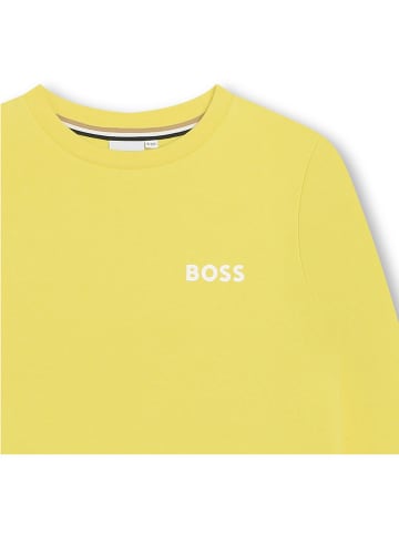 Hugo Boss Kids Bluza w kolorze żółtym