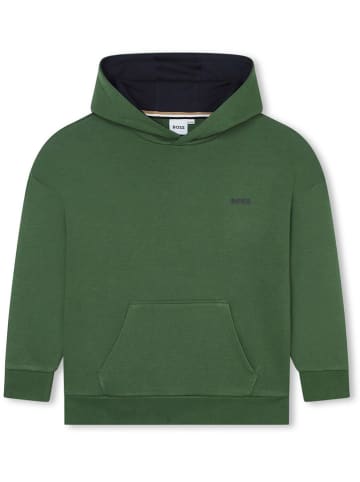 Hugo Boss Kids Hoodie in Grün