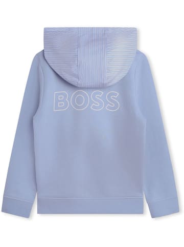 Hugo Boss Kids Hoodie in Hellblau