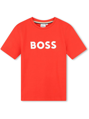 Hugo Boss Kids Koszulka w kolorze czerwonym