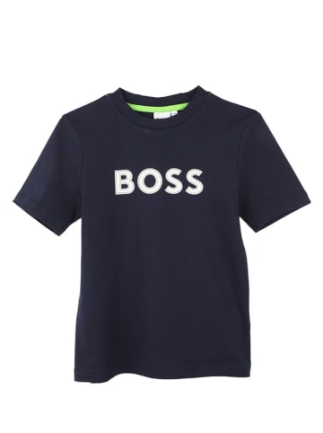 Hugo Boss Kids Koszulka w kolorze granatowym