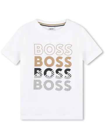 Hugo Boss Kids Koszulka w kolorze białym