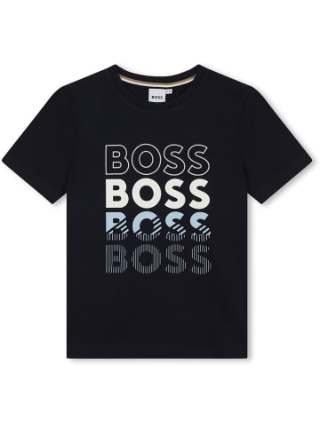 Hugo Boss Kids Koszulka w kolorze czarnym