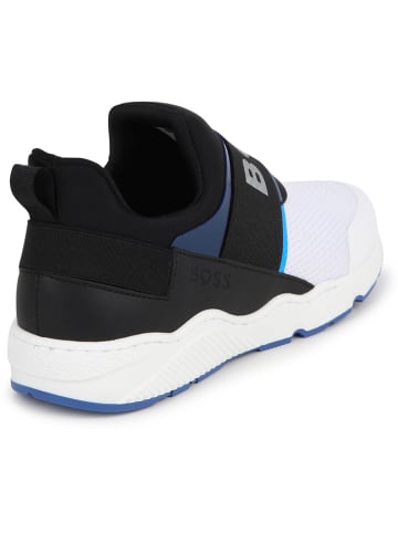 Hugo Boss Kids Sneakers wit/zwart