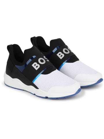 Hugo Boss Kids Sneakersy w kolorze biało-czarnym