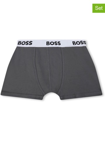 Hugo Boss Kids 2-delige set: boxershorts grijs/zwart