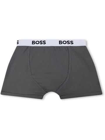 Hugo Boss Kids 2-delige set: boxershorts grijs/zwart