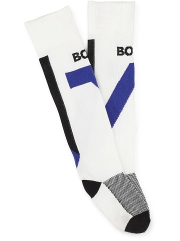 Hugo Boss Kids Kniestrümpfe in Weiß