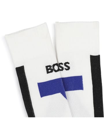 Hugo Boss Kids Kniestrümpfe in Weiß