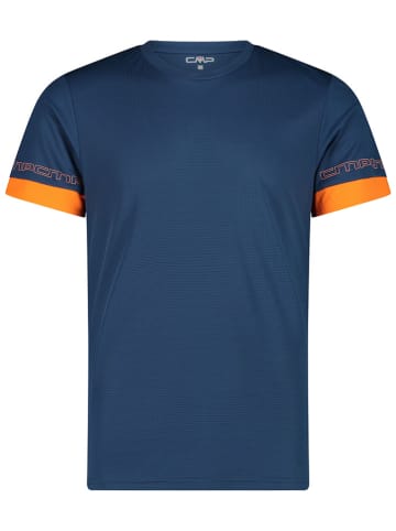CMP Shirt in Dunkelblau/ Orange