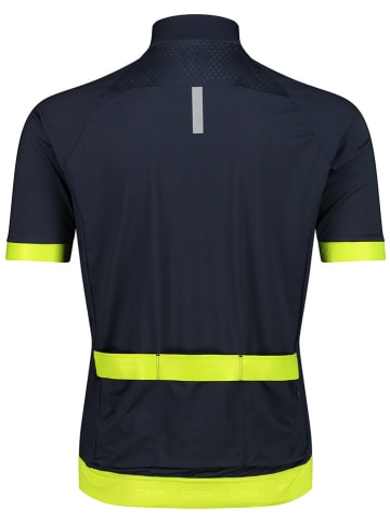 CMP Fietsshirt donkerblauw/geel