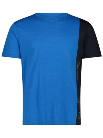 CMP Funktionsshirt in Schwarz/Blau