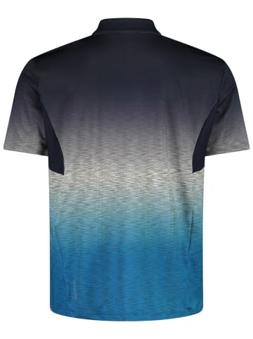 CMP Fietsshirt blauw/zwart
