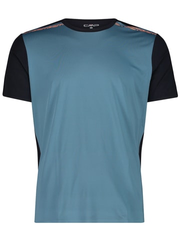 CMP Fietsshirt lichtblauw/donkerblauw