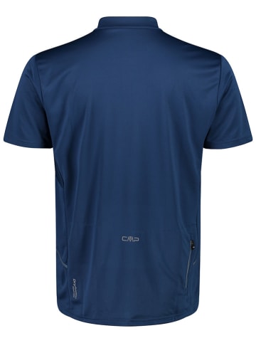 CMP Fahrradtrikot in Dunkelblau/Orange