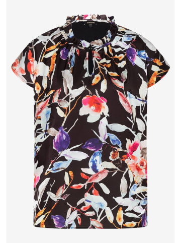 More & More Bluse in Schwarz/ Bunt
