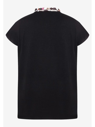 More & More Bluse in Schwarz/ Bunt