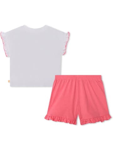 Billieblush 2tlg. Outfit in Weiß/ Pink