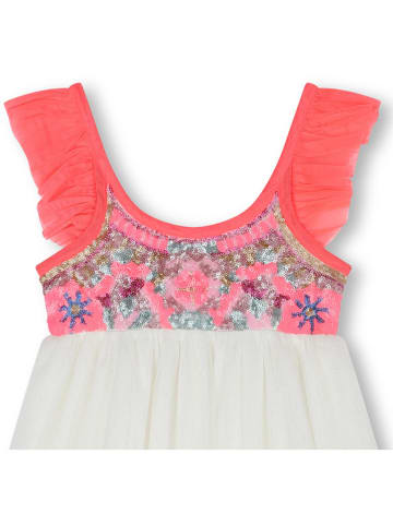 Billieblush Kleid in Weiß/ Pink