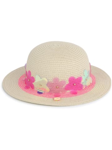 Billieblush Sonnenhut in Creme/ Pink