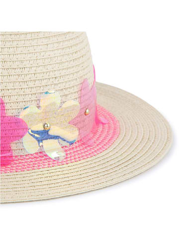 Billieblush Sonnenhut in Creme/ Pink