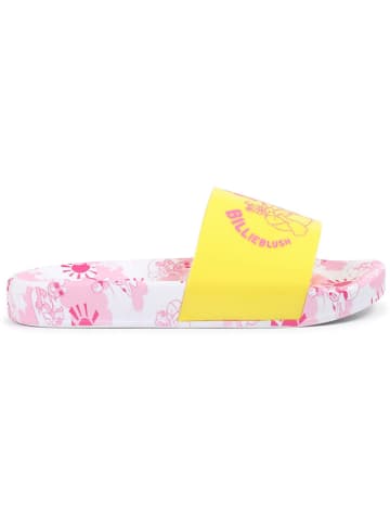 Billieblush Slippers geel/wit/roze