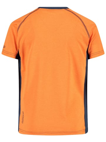 CMP Functioneel shirt donkerblauw/oranje