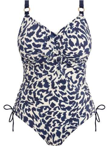 FANTASIE SWIM Badeanzug in Creme/ Dunkelblau