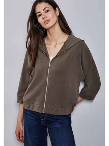 Street One Sweatjacke in Braun