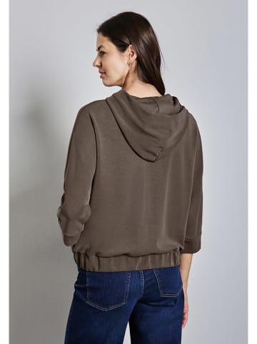 Street One Sweatjacke in Braun
