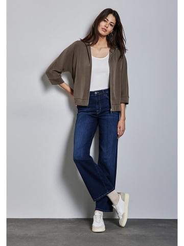 Street One Sweatjacke in Braun