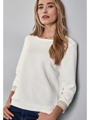Street One Sweter w kolorze kremowym