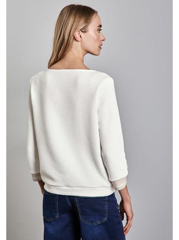 Street One Sweter w kolorze kremowym